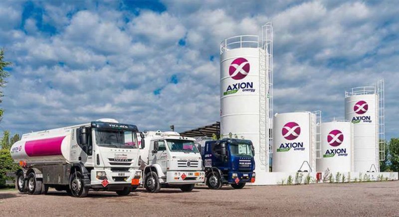 Red de distribución agro de Axion Energy 