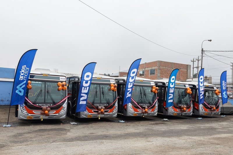 Nuevos Iveco Bus para transporte urbano en Perú