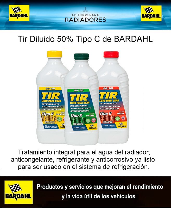 Tir Diluido 50% Tipo C de BARDAHL
