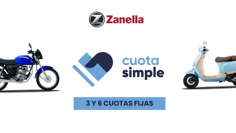 Oportunidades Zanella Cuota Simple