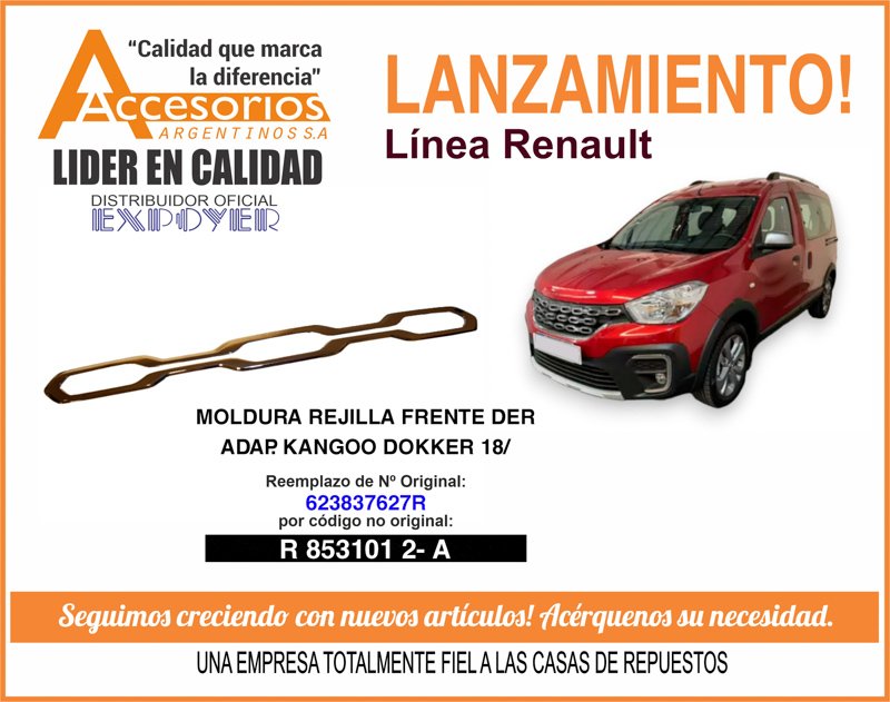 Accesorios Argentinos: Novedades adaptables Renault y VW