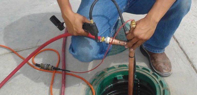 Pruebas de hermeticidad y la limpieza de tanques