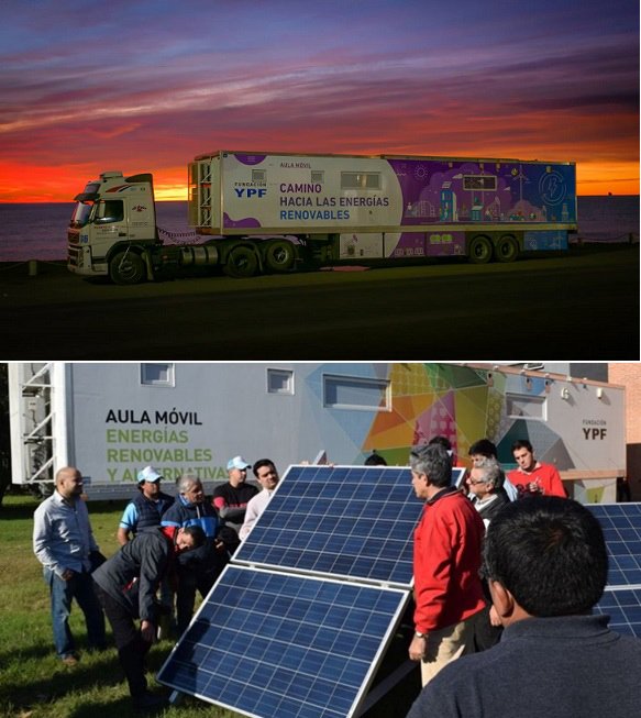 Fundación YPF aula móvil de Energías Renovables