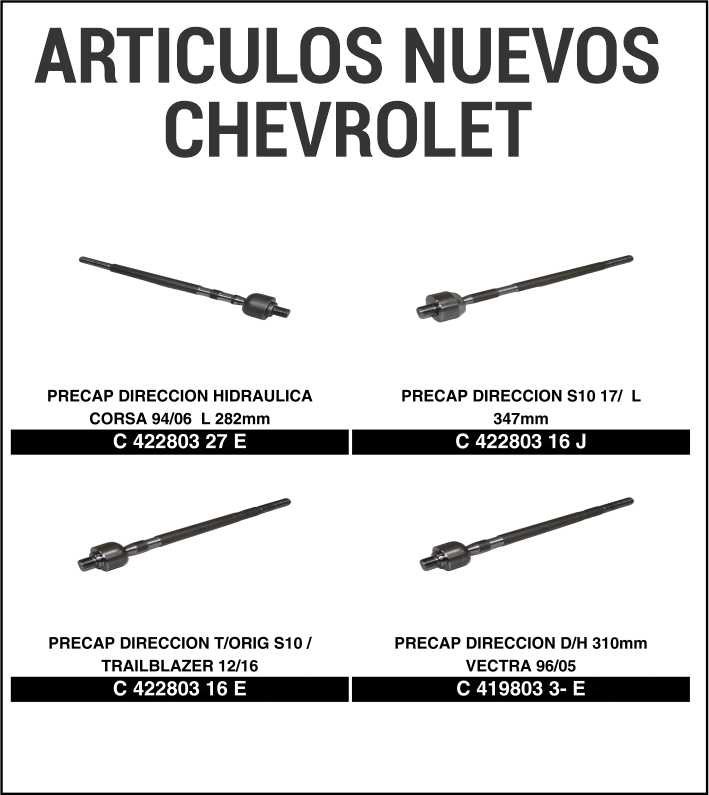 Novedades Expoyer para Toyota y Chevrolet