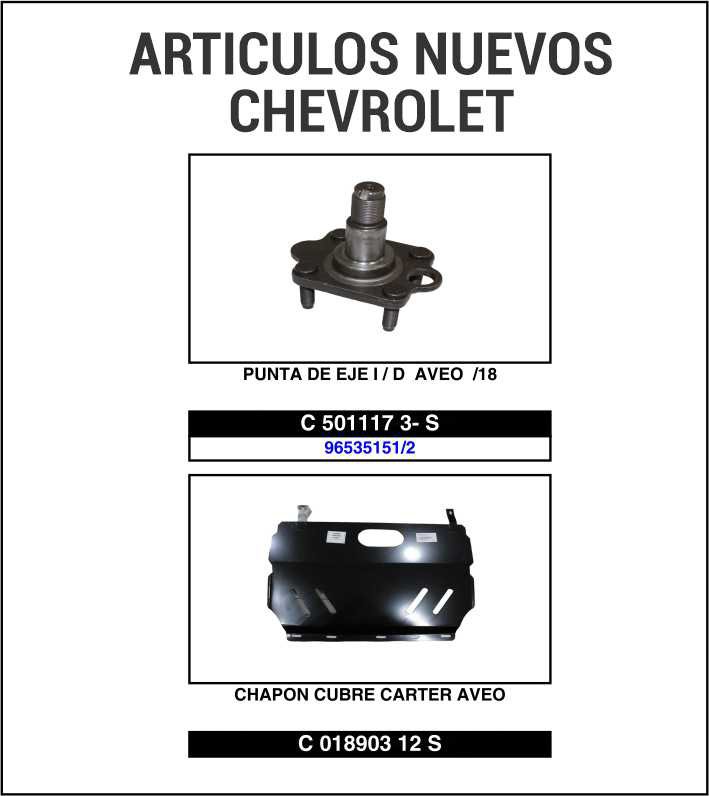 Novedades Expoyer para Toyota y Chevrolet