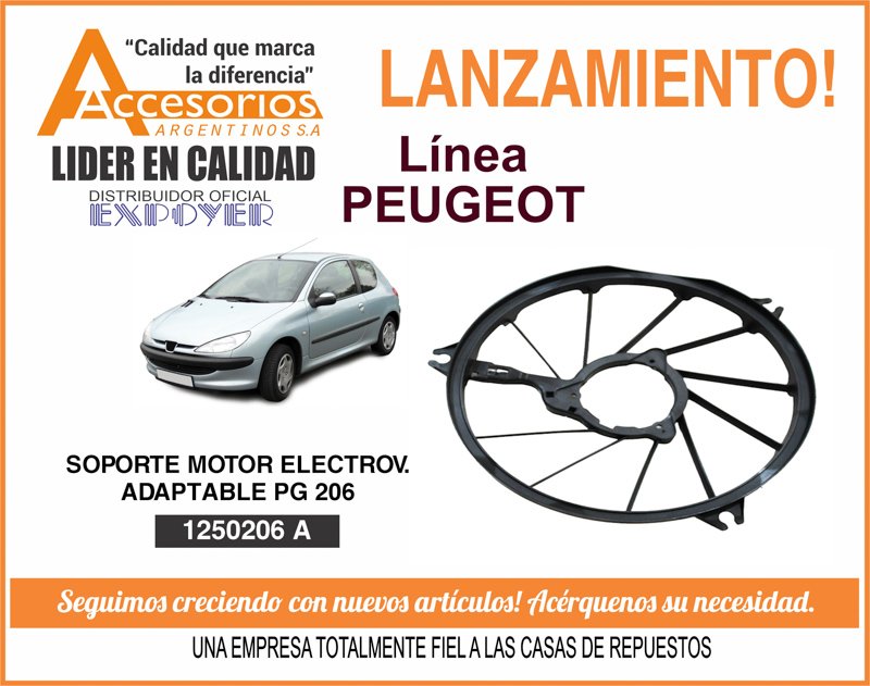 Accesorios Argentinos, lanzamientos líneas Fiat y Peugeot