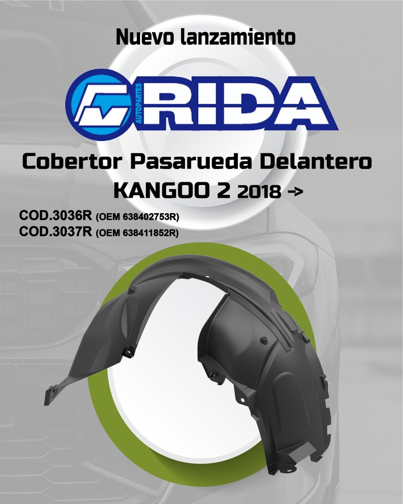 Nuevos lanzamientos Rida Autopartes