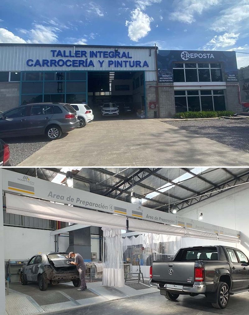 Reposta y EMYVEC, Reparación de Carrocería