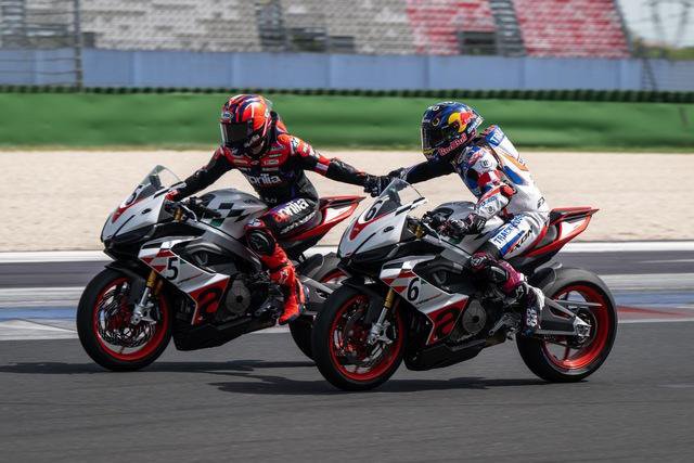Aprilia RS 660 sorprendió en la pista de Misano
