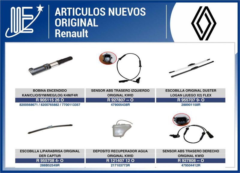 Expoyer: Novedades en piezas originales Renault