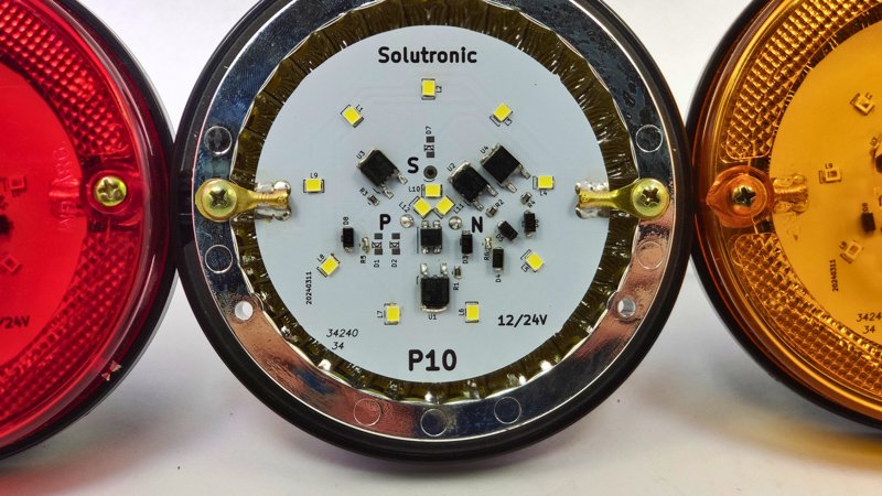 Solutronic lanza la lámpara P10 LED para vehículos de carga