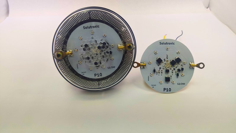 Solutronic lanza la lámpara P10 LED para vehículos de carga