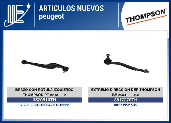 Expoyer presenta nuevos artículos Peugeot y Thompson