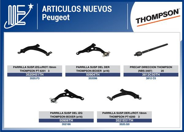Expoyer presenta nuevos artículos Peugeot y Thompson