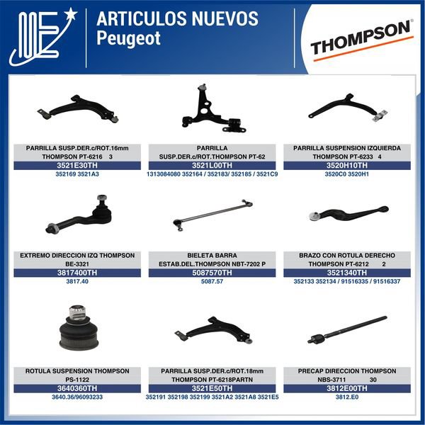 Expoyer presenta nuevos artículos Peugeot y Thompson
