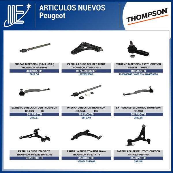 Expoyer presenta nuevos artículos Peugeot y Thompson