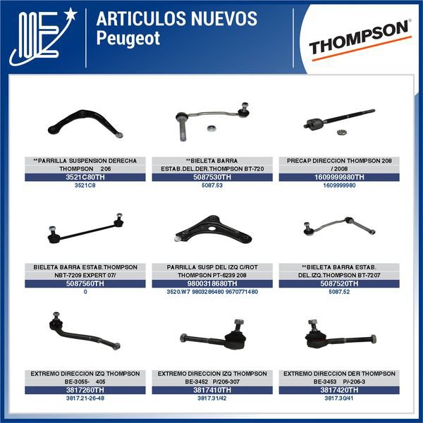 Expoyer presenta nuevos artículos Peugeot y Thompson