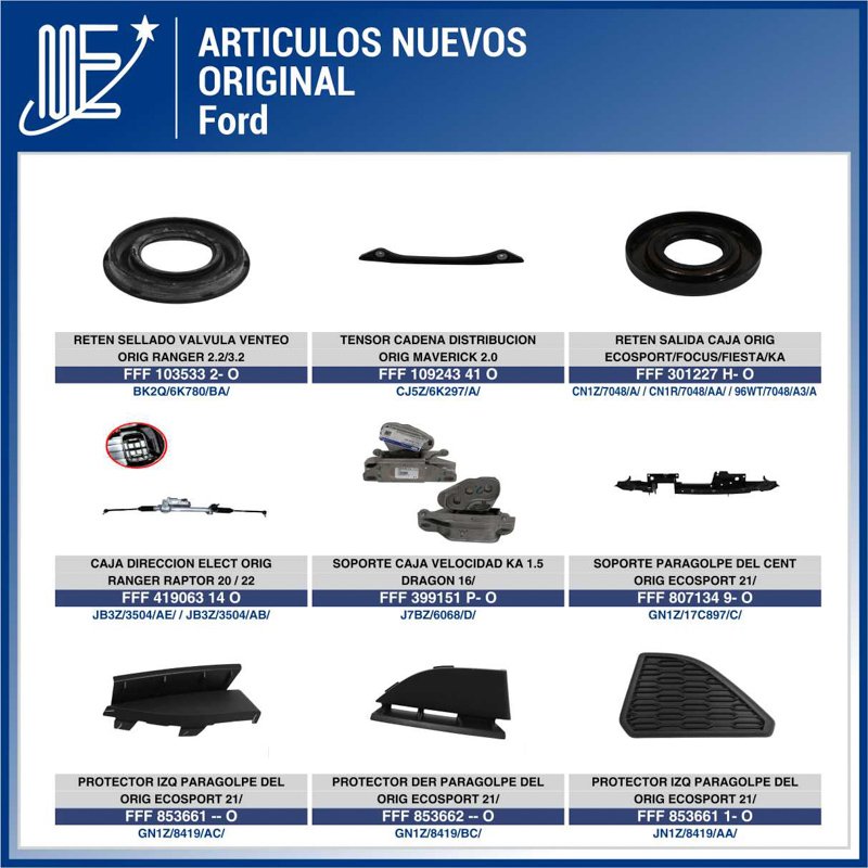 Expoyer presenta nuevos repuestos originales Ford