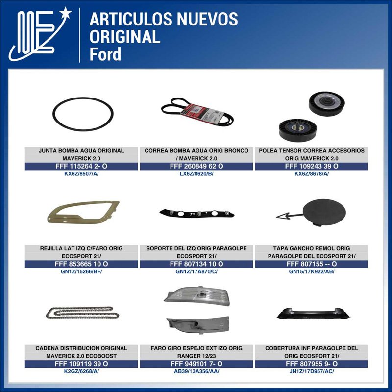 Expoyer presenta nuevos repuestos originales Ford