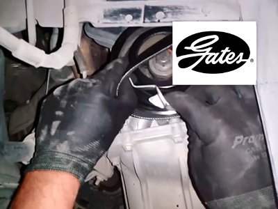 Gates: Instalación de Correa Elástica Micro V – Stretch Fit