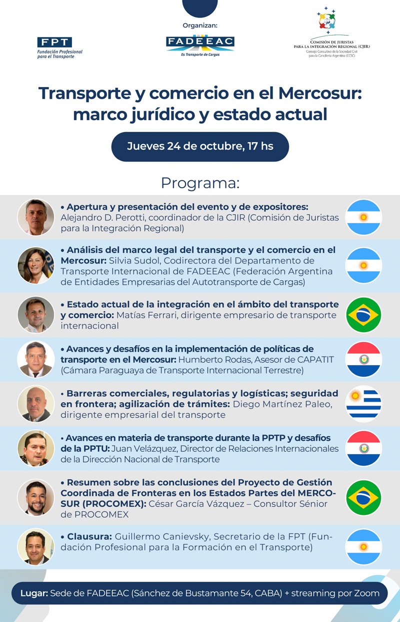 Desafíos y oportunidades del transporte en el Mercosur