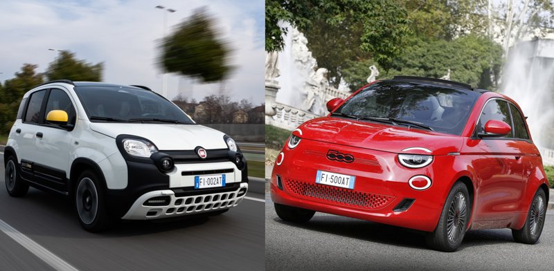 FIAT lidera el mercado europeo urbano con el Panda y 500e