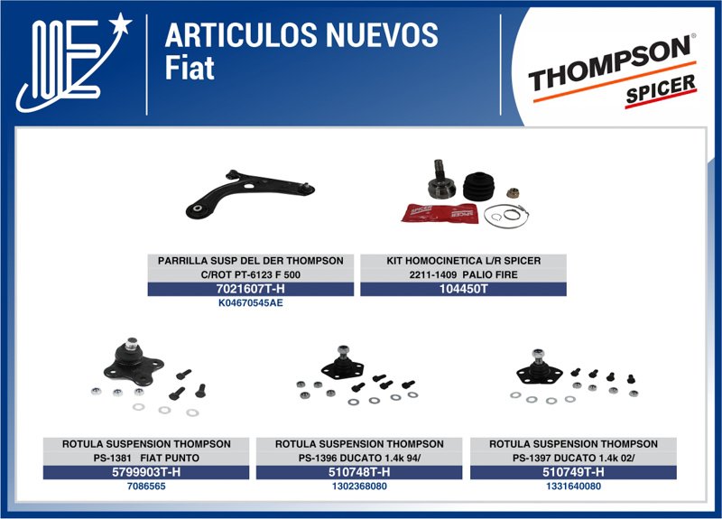 Expoyer presenta nuevas piezas Thompson Spicer
