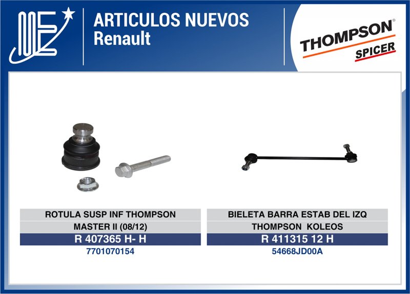 Expoyer presenta nuevas piezas Thompson Spicer