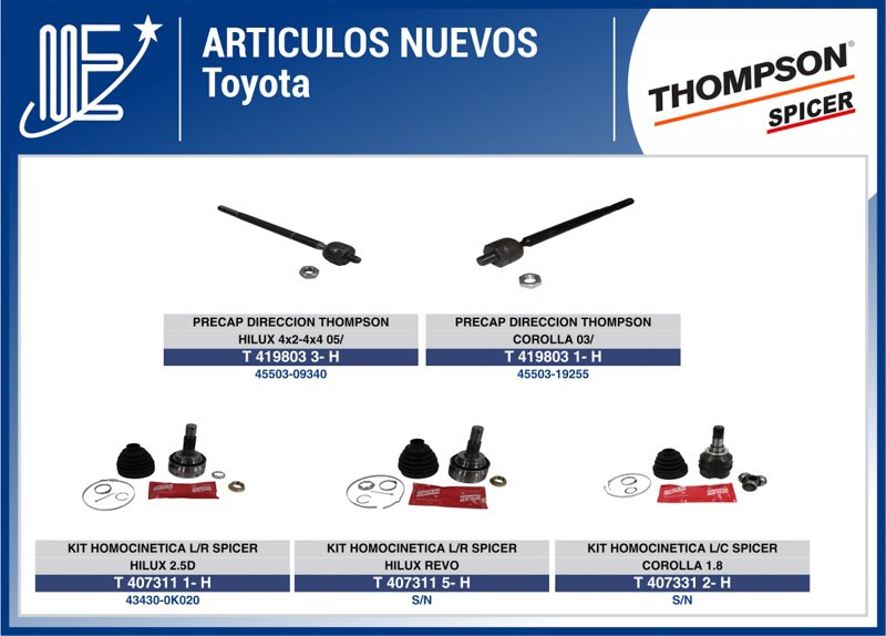 Expoyer presenta nuevas piezas Thompson Spicer