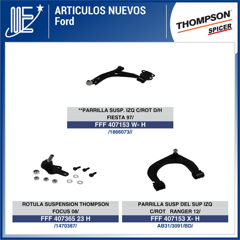 Expoyer presenta nuevas piezas Thompson Spicer