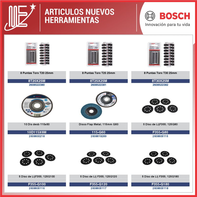 Expoyer suma nuevas herramientas Bosch a su catálogo