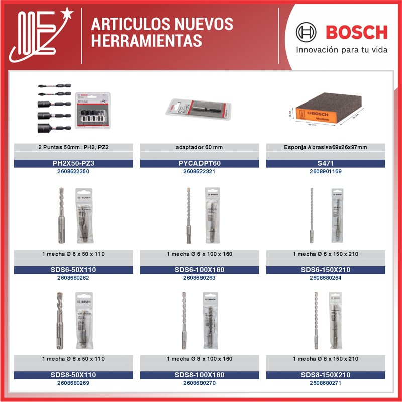 Expoyer suma nuevas herramientas Bosch a su catálogo