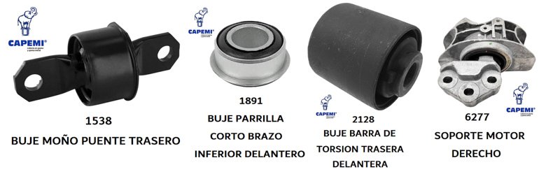 CAPEMI amplía su catálogo de autopartes con calidad OEM