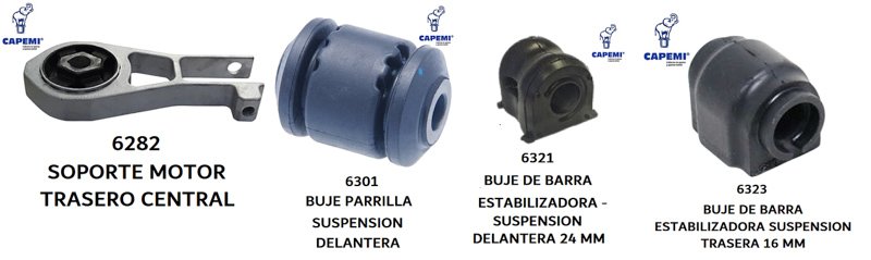 CAPEMI amplía su catálogo de autopartes con calidad OEM