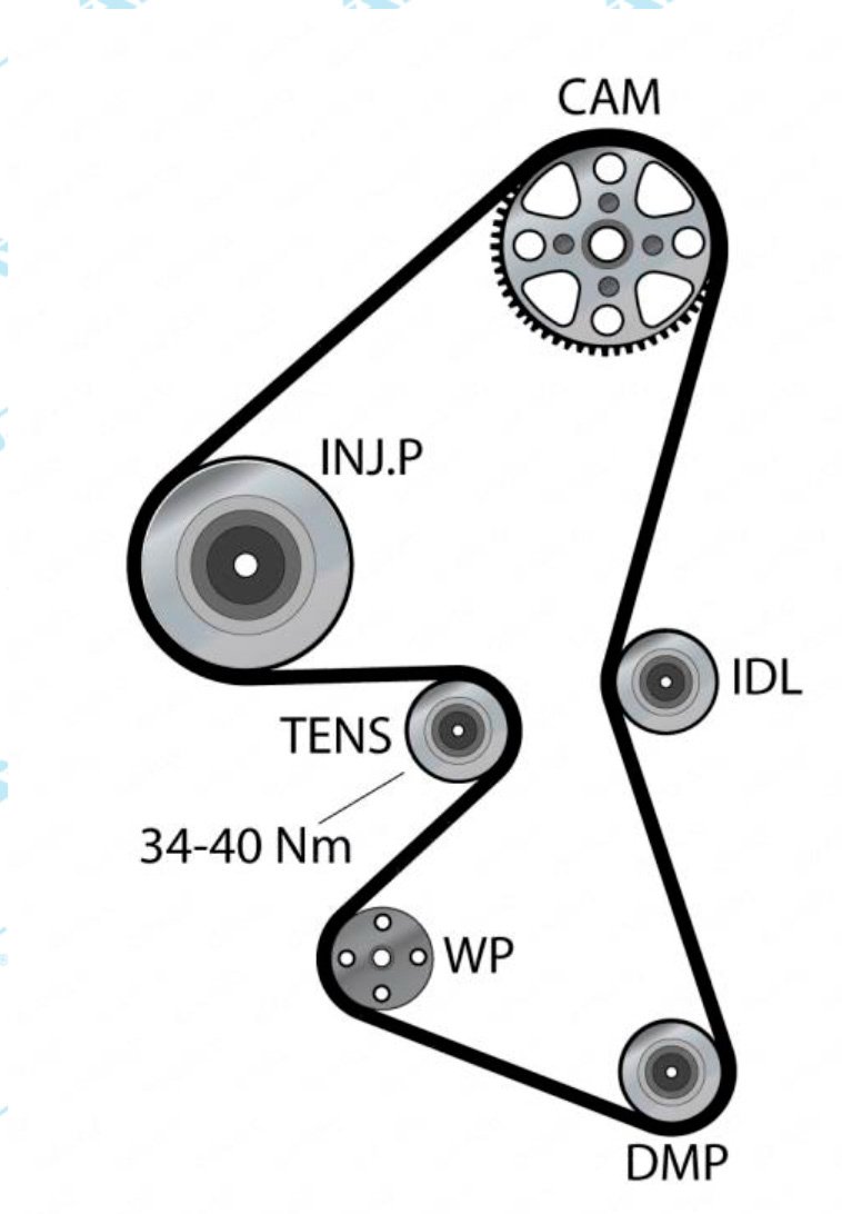 Dayco Kit de distribución KTB959
