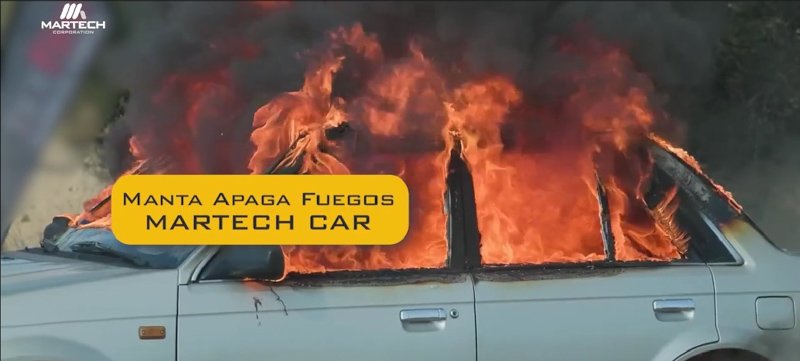 Manta Apaga Fuegos para vehículos híbridos y eléctricos