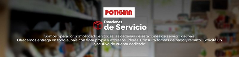 El abastecimiento de las Estaciones de Servicio de Potigian