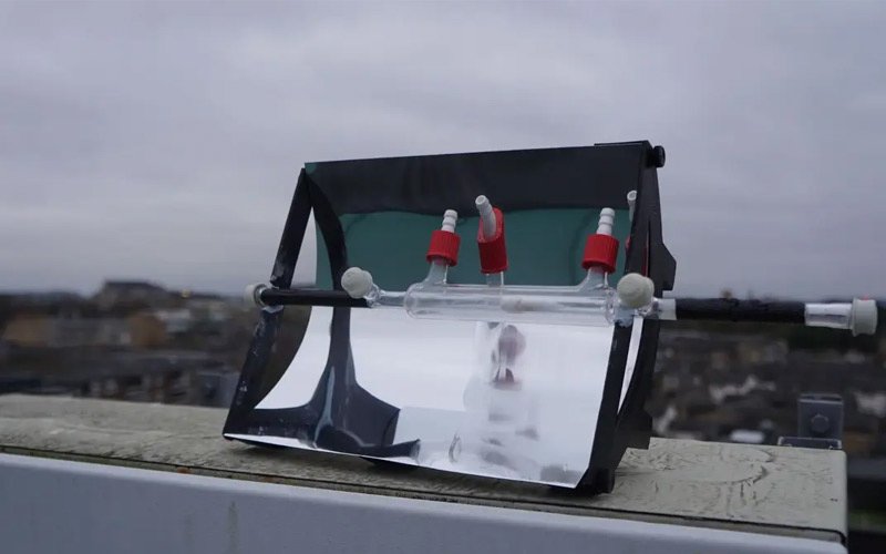 Reactor solar convierte CO2 en combustible sostenible