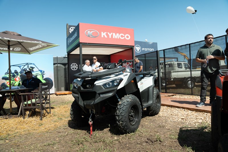 KYMCO presentó los MXU450i y MXU700i en Expoagro 2025