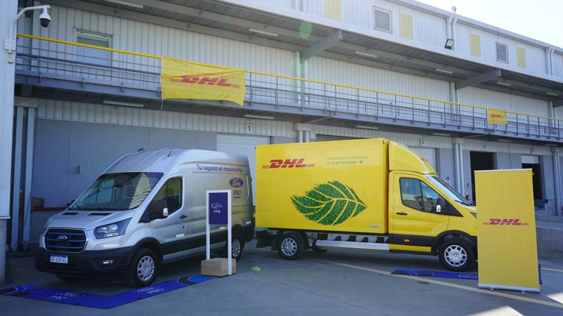 DHL suma la Ford E-Transit Chasis a su flota en Argentina