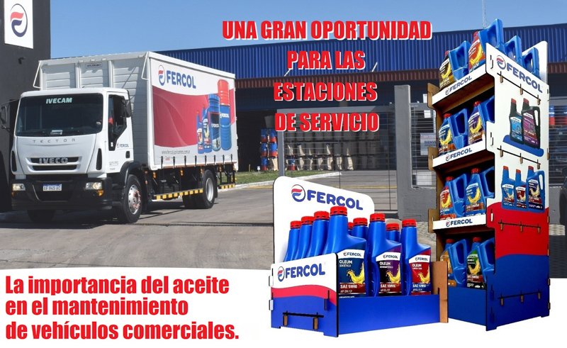 Fercol y el aceite en vehículos comerciales