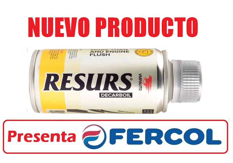 Fercol lanza RESURS Decarboil para limpieza de motor