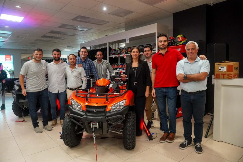 KYMCO mostró su línea y cuatriciclos en Rosario