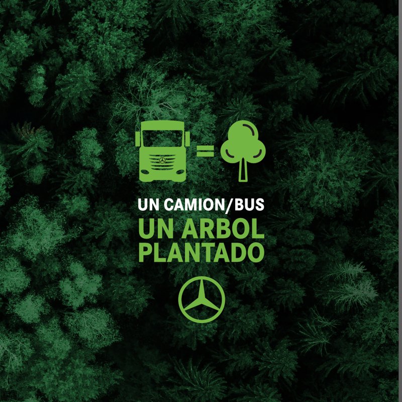 Mercedes-Benz planta un árbol por cada unidad