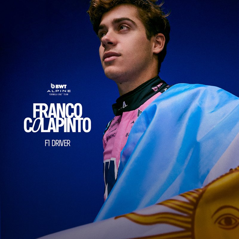 Franco Colapinto correrá cinco fechas con Alpine