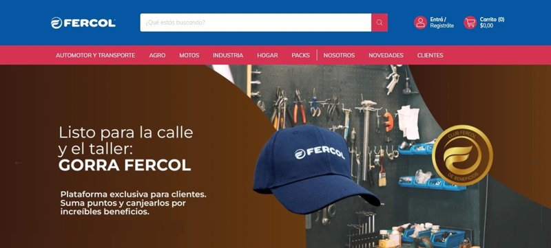 Fercol presenta su nuevo sitio web con más funciones