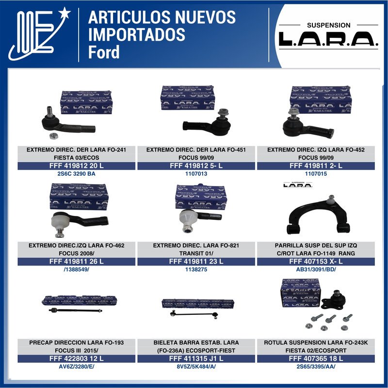 Expoyer lanza artículos LARA para suspensión