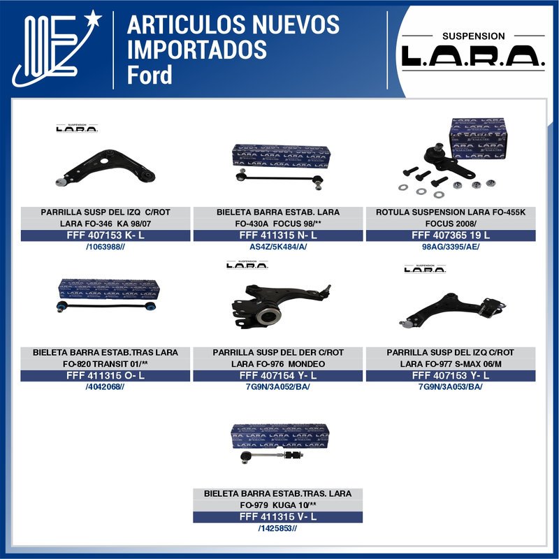 Expoyer lanza artículos LARA para suspensión