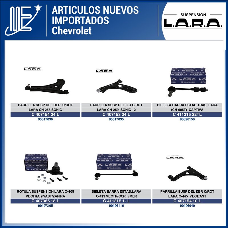 Expoyer lanza artículos LARA para suspensión