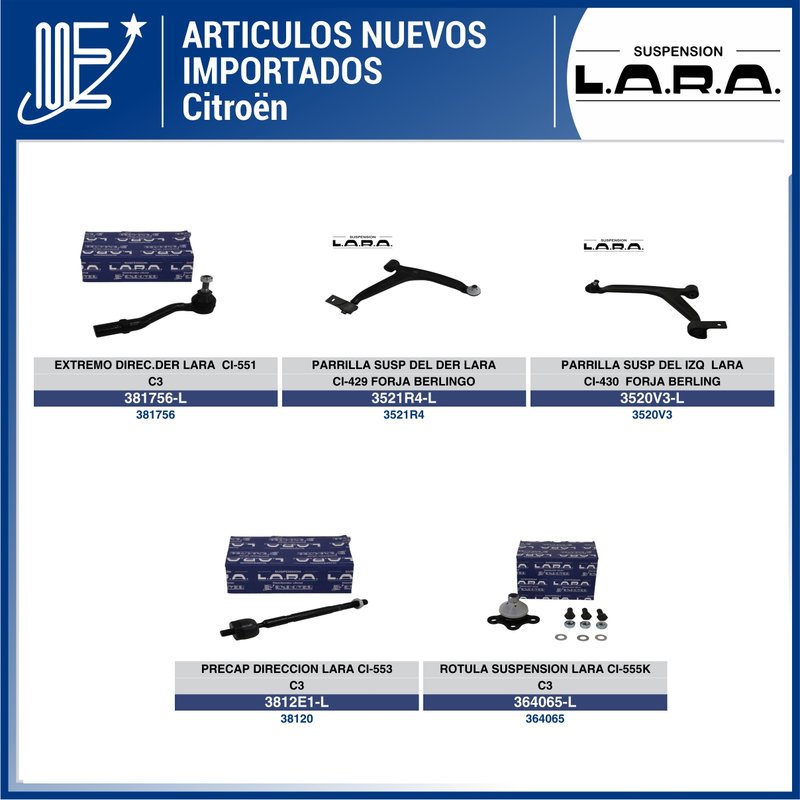 Expoyer lanza artículos LARA para suspensión
